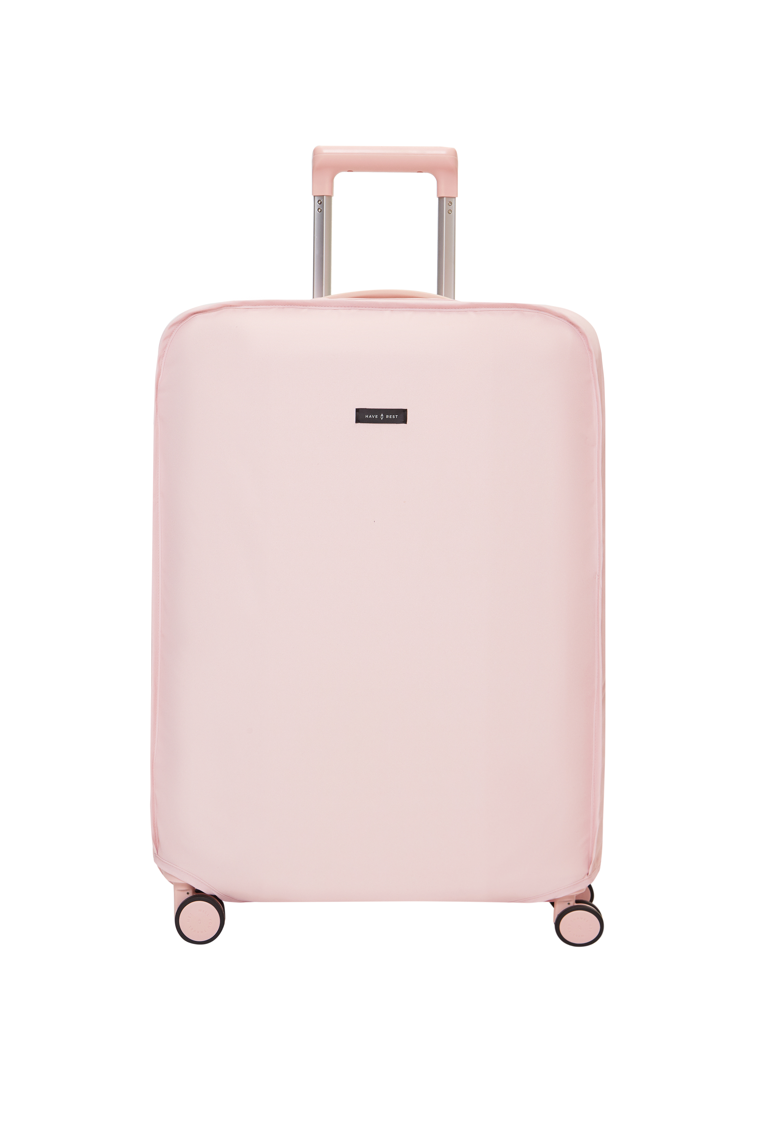 Картинка Захисний чохол для валізи ECO TRAVEL MEDIUM рожевий